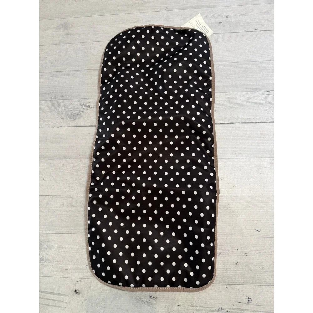 Jujube Be Right Back backpack diaper bag duchess print black and white polka dot